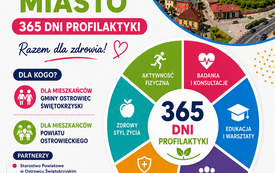 Plakat Zdrowy Powiat-Silne Miasto