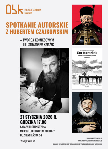 Spotkanie autorskie z Hubertem Czajkowski