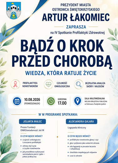 Bądź o krok przed chorobą