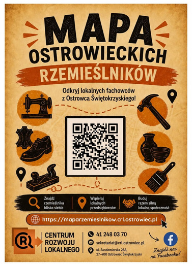 Mapa Ostrowieckich Rzemieślnik&oacute;w