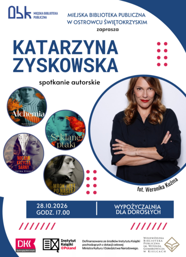 Spotkanie autorskie z Katarzyną Zyskowską