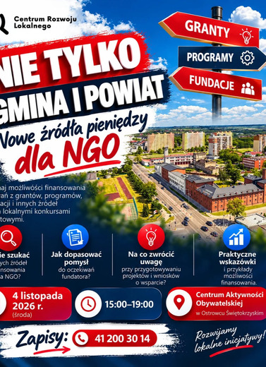 Nowe źr&oacute;dła pieniędzy dla NGO