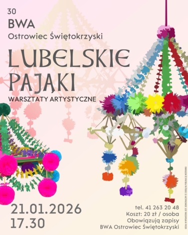 Lubelskie pająki &ndash; warsztaty artystyczne dla dorosłych i młodzieży
