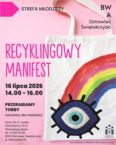 STREFA MŁODZIEŻY / Recyklingowy manifest. Przerabiamy torby