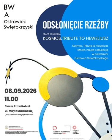 Kosmos. Tribute to Heweliusz &ndash; odsłonięcie rzeźby