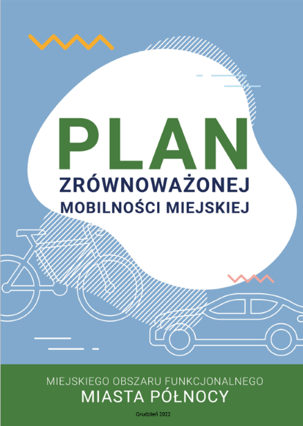 Plakat promujący konsultacje społeczne Planu Mobilności Miejskiej MOF MP