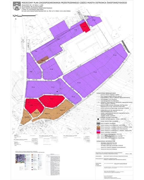 Miejscowy plan zagospodarowania przestrzennego części miasta Ostrowca Świętokrzyskiego (obejmuje obszar w rejonie ulic Jana Samsonowicza, Rudzka)