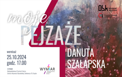 Zdjęcie do Danuta Szałapska &ldquo;Moje pejzaże&rdquo; &ndash; wystawa