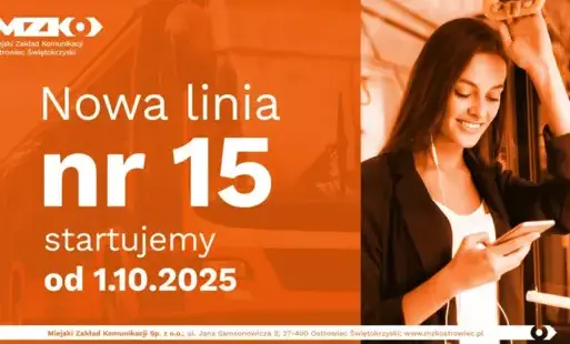 plakat nowa linia MZK
