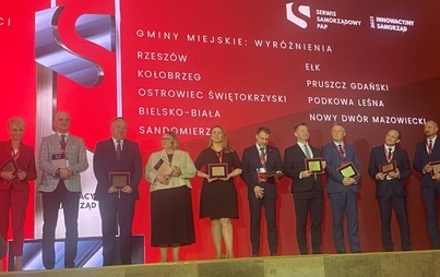 Zdjęcie do Wyr&oacute;żnienie dla Ostrowca Świętokrzyskiego w Konkursie Innowacyjny Samorząd Serwisu Samorządowego PAP