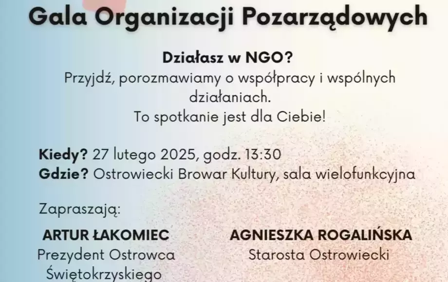Gala Organizacji Pozarządowych