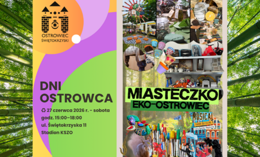 Zdjęcie do Miasteczko EKO-OSTROWIEC i Happening "Jak daleko nam do EKO?" na Dniach Ostrowca 2026