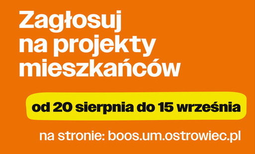 Zdjęcie do Ruszyło głosowanie w Budżecie Obywatelskim Ostrowca Świętokrzyskiego