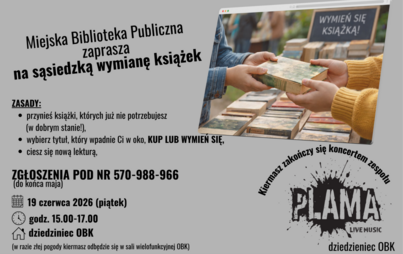 Zdjęcie do Sąsiedzka wymiana książek