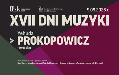 Zdjęcie do XVII Dni Muzyki - koncert inauguracyjny