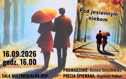 Zdjęcie do Premiera tomiku poezji "Pod jesiennym niebem"